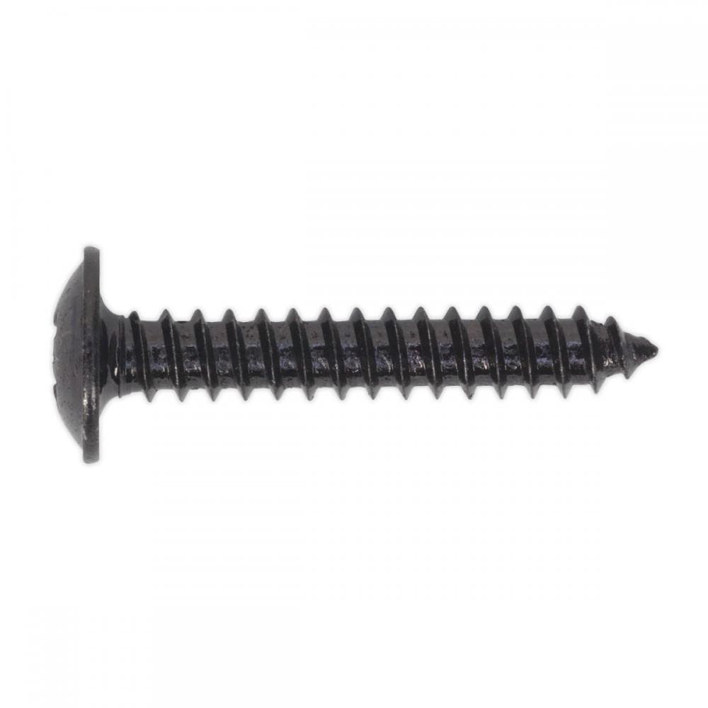 Sealey BST4225 Self-Tapping Screw 4.2 X 25Mm Flanged Head Black Pozi Pack Of 100