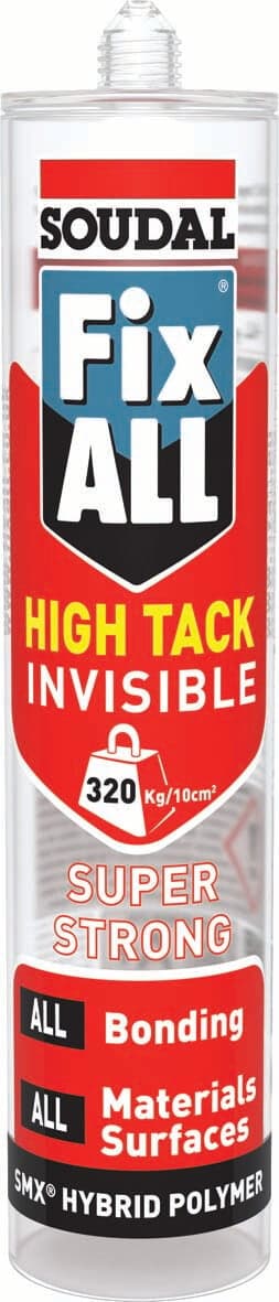Soudal Fix All® High Tack Invisible Invisible 290Ml 131209