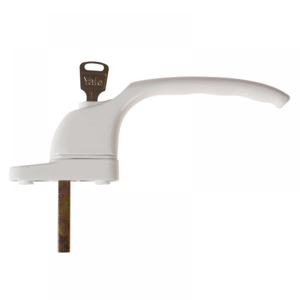 Yale Locks P-YWHLCK40N-WH Pvcu Window Handle White Finish