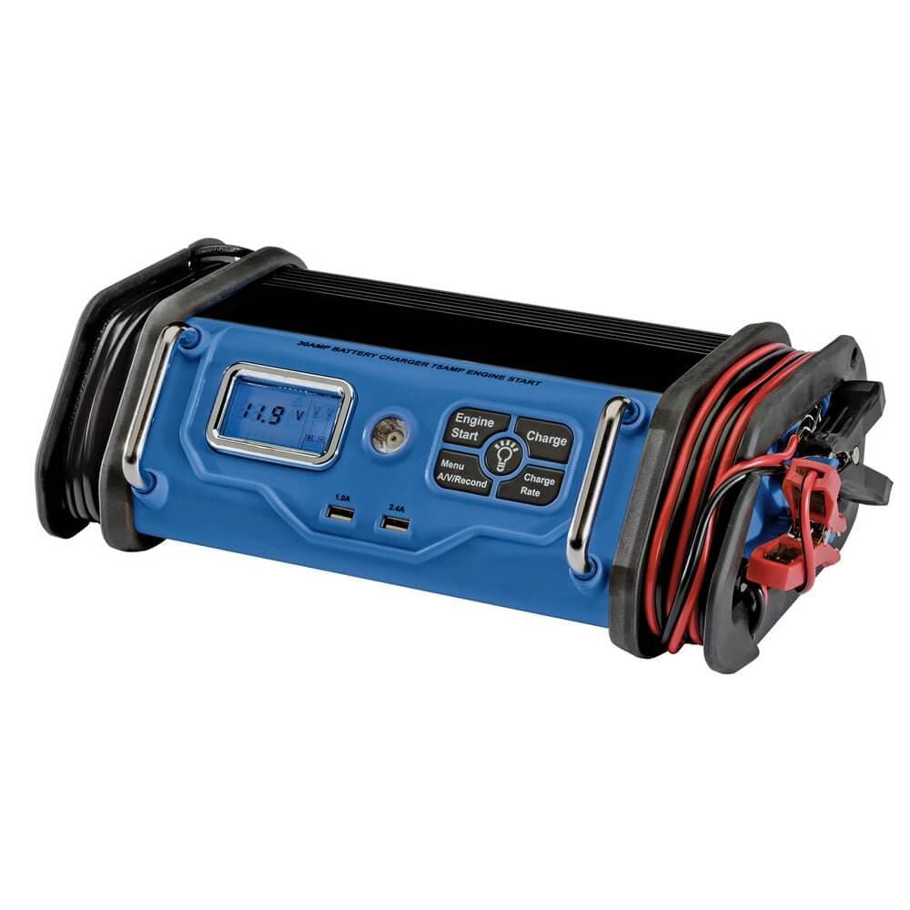 Draper 53171 12V Battery Starter/Charger 30A each 1