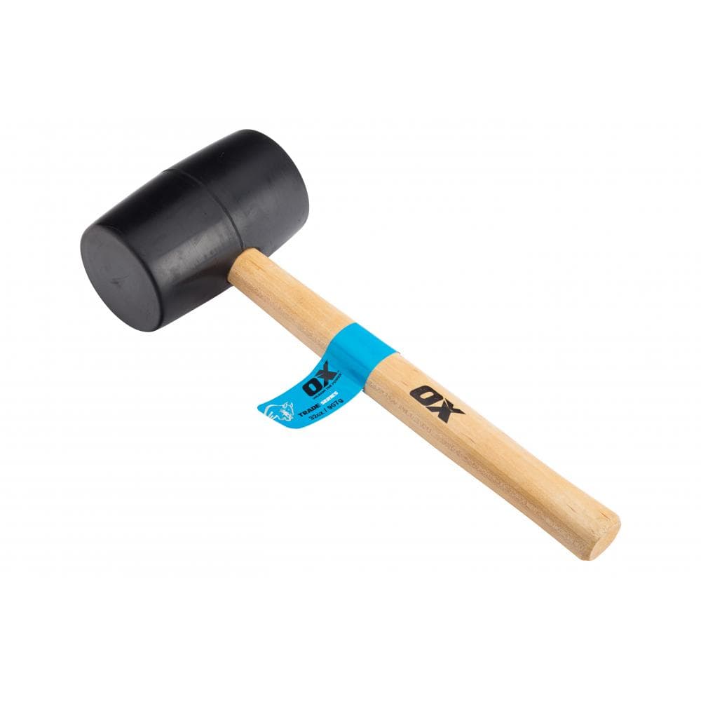 Ox Tools OX-T081732 Ox Trade Black Rubber Mallet - 32 Oz EA