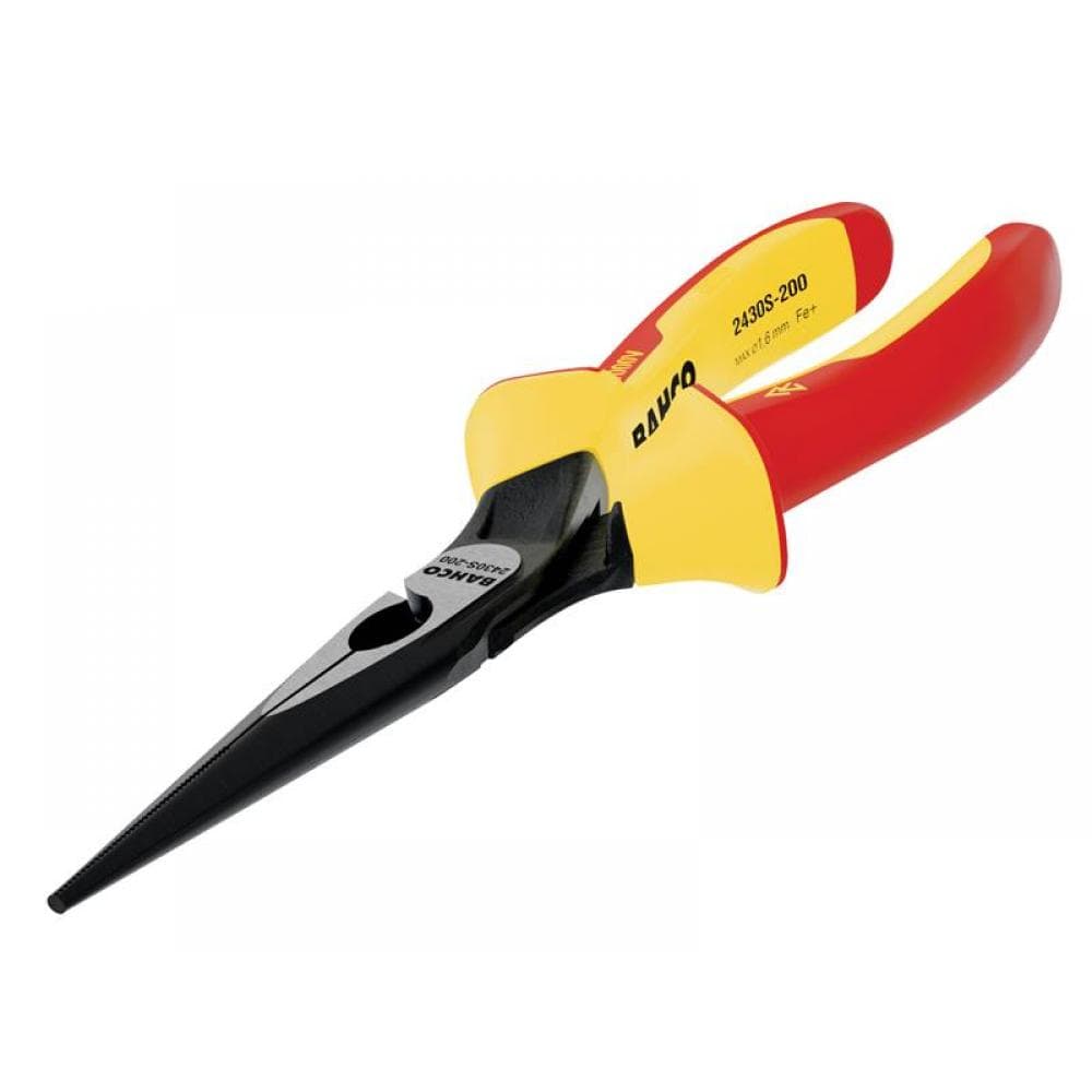 Bahco 2430S- 200 2430S Ergo™ Insulated Long Nose Pliers 200Mm (8In)