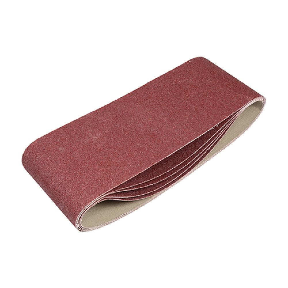Timco 231369 Sanding Belts - 120 Grit - Red 100 X 610Mm Pack 5