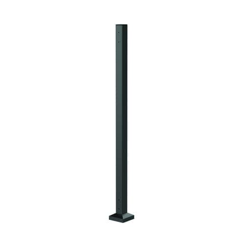 Steel Fortitude Bolt-Down End Post With Base Cover Plate - 1155mm x 50mm