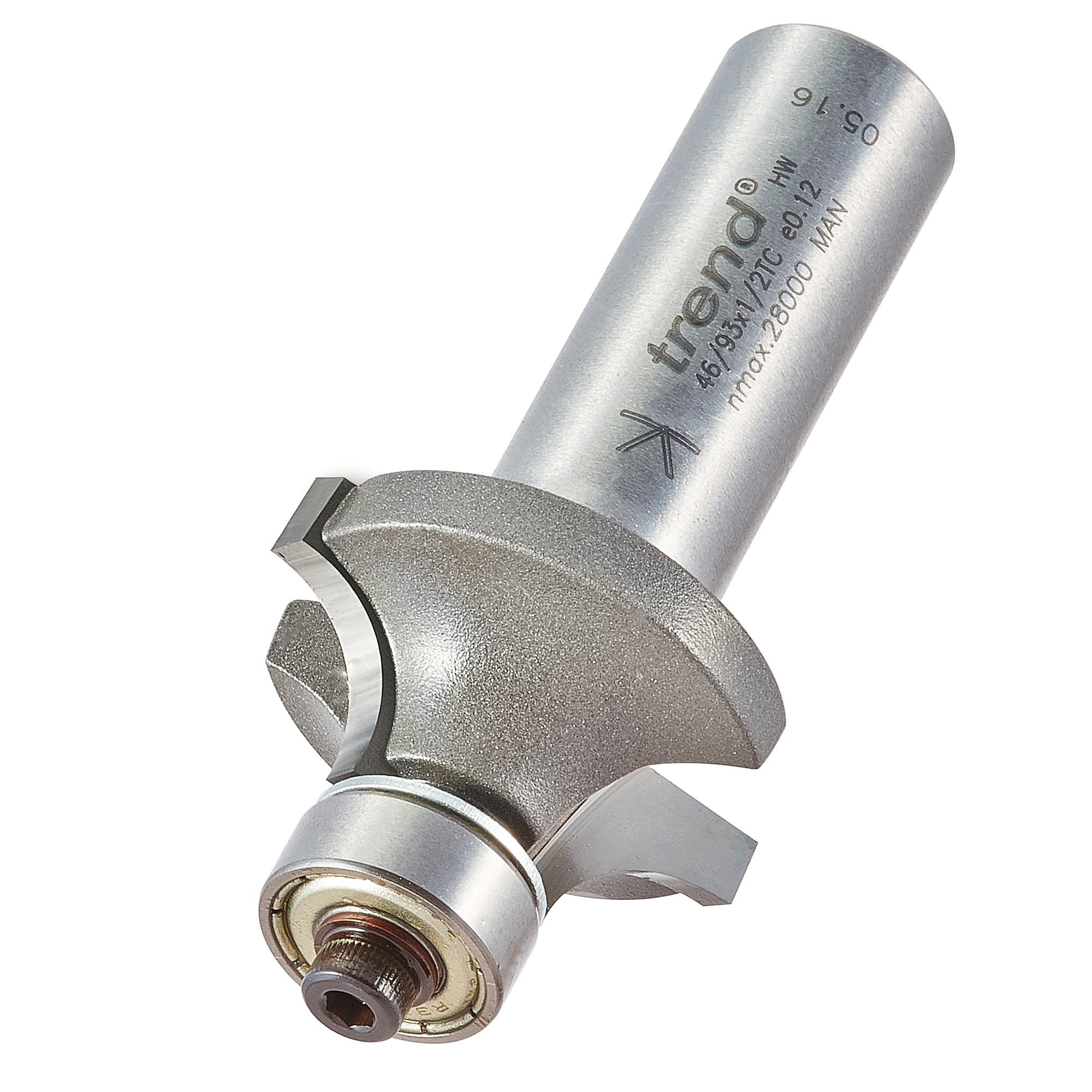Trend Bearing Guided Ovolo Cutter 7.9Mm Radius Pk 1 46/93X1/2TC