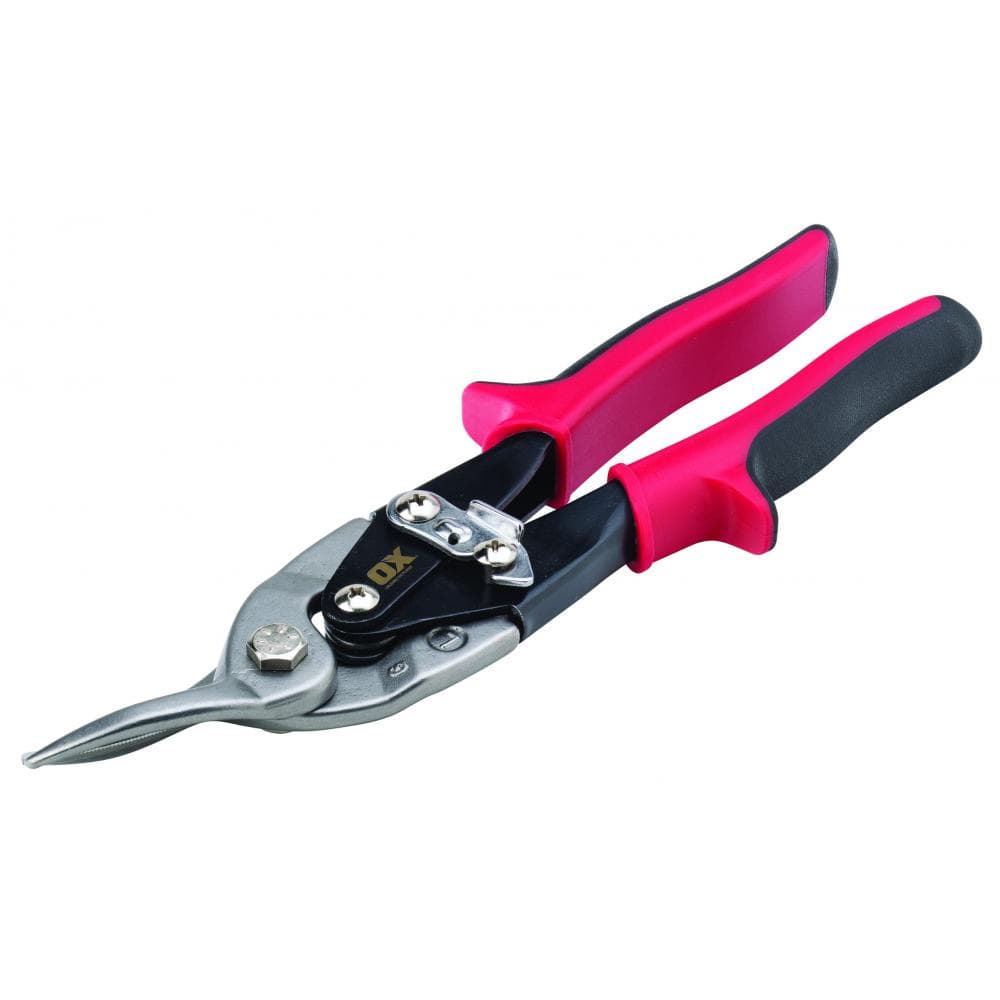 Ox Tools OX-P231001 Ox Pro Aviation Snips Left Cut With Holster EA