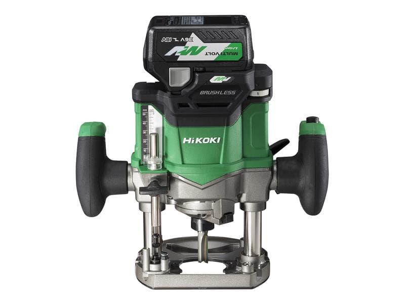 Hikoki M3612DAJPZ M3612Da/Jpz 1/4 & 1/2In Multi-Volt Router 36V 1 X 2.5Ah Li-Ion