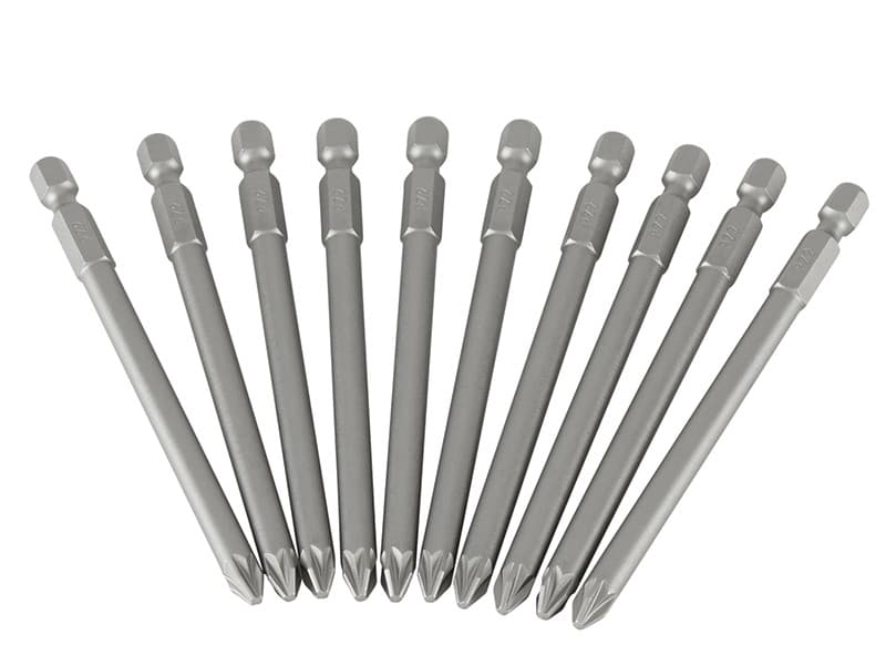 Stanley® 3-68-807 Pozidriv Power Bits Pz2 X 100Mm (Box 10)
