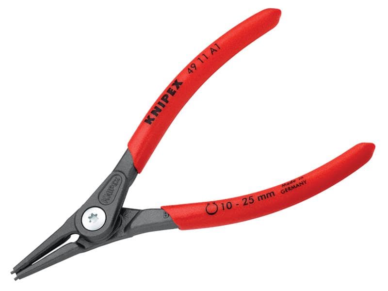 Knipex 49 11 A1 SB Precision Circlip Pliers External Straight 10-25Mm A1