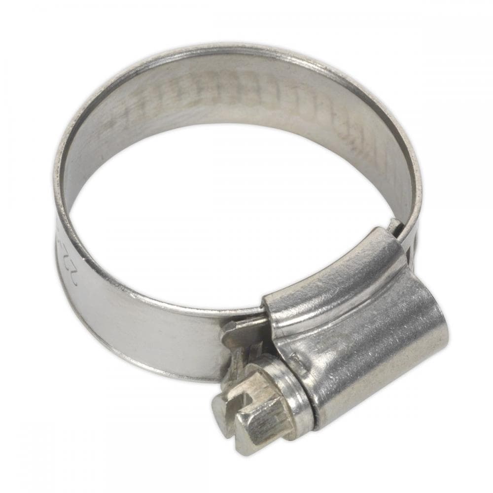 Sealey SHCSS0X Hose Clip Stainless Steel Ø22-32Mm Pack Of 10