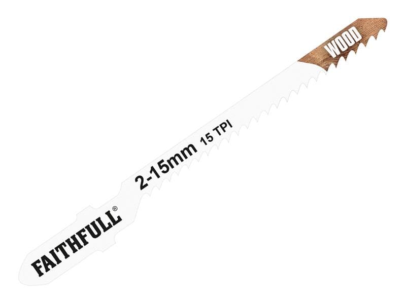 Faithfull Wood Jigsaw Blades Pack Of 5 T119Bo
