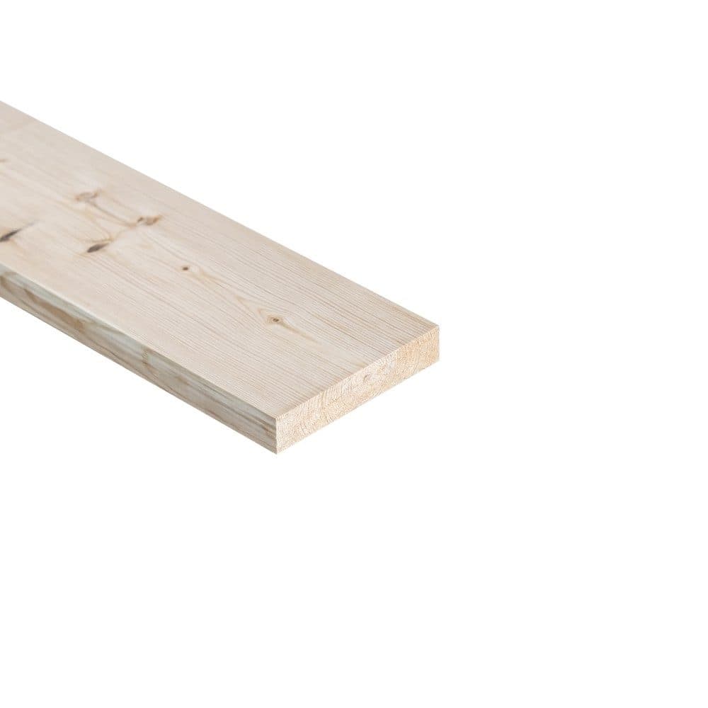 4.5m x 95mm x 20mm Planed Square Edge (PSE) Redwood Untreated
