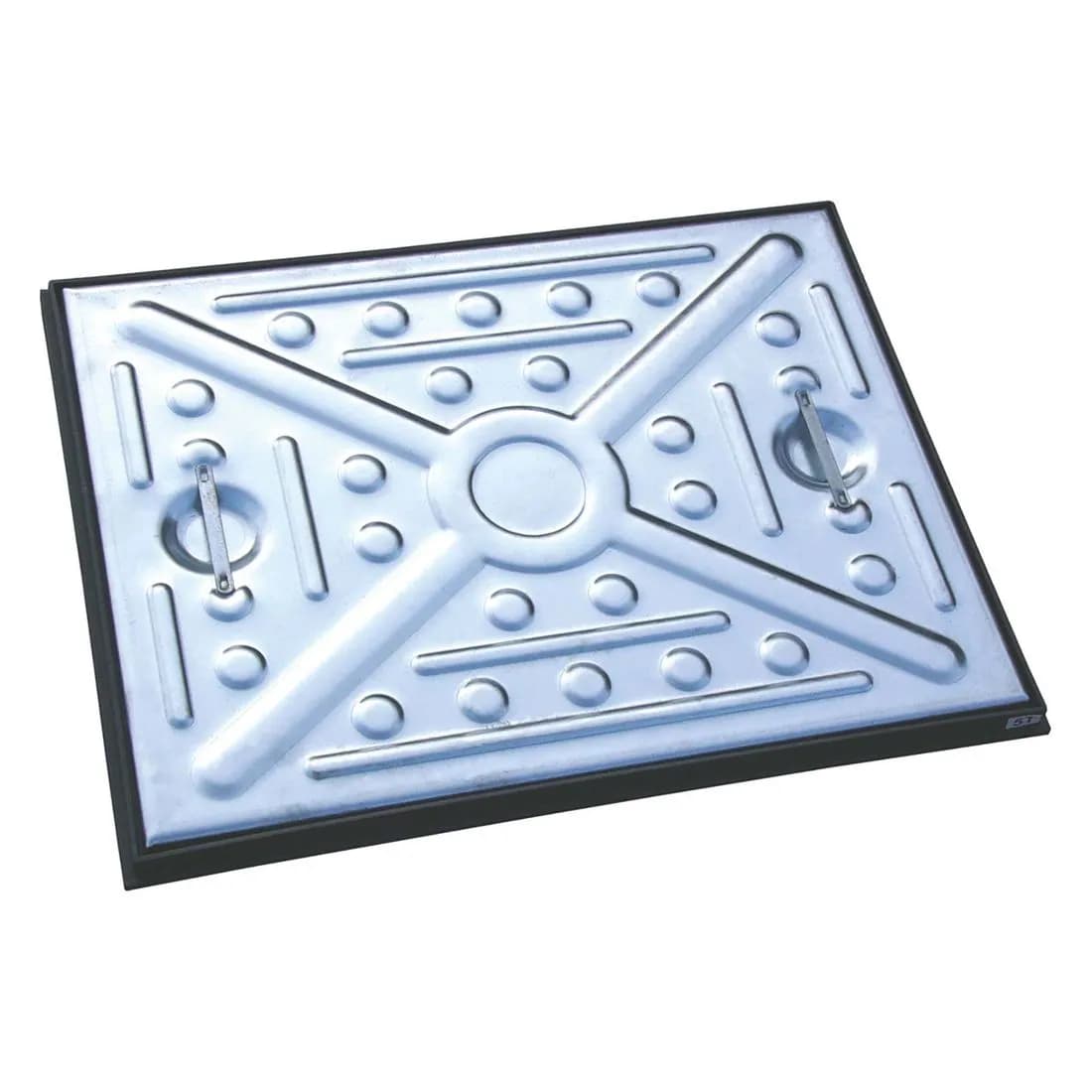 Manhole Cf 600X450 5T Gpw Galv Steel Comes With Polyprop Frame