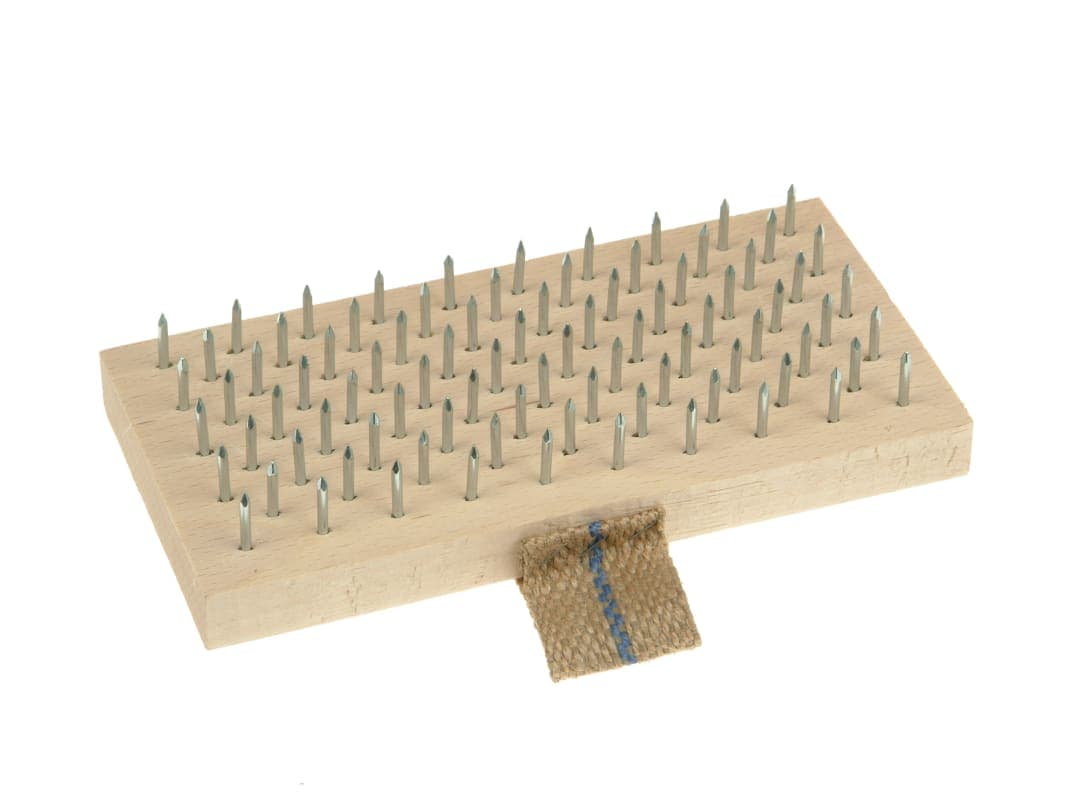 Lessmann Plasterer's Brush 190 x 95mm (Steel Pins) 061.101.00
