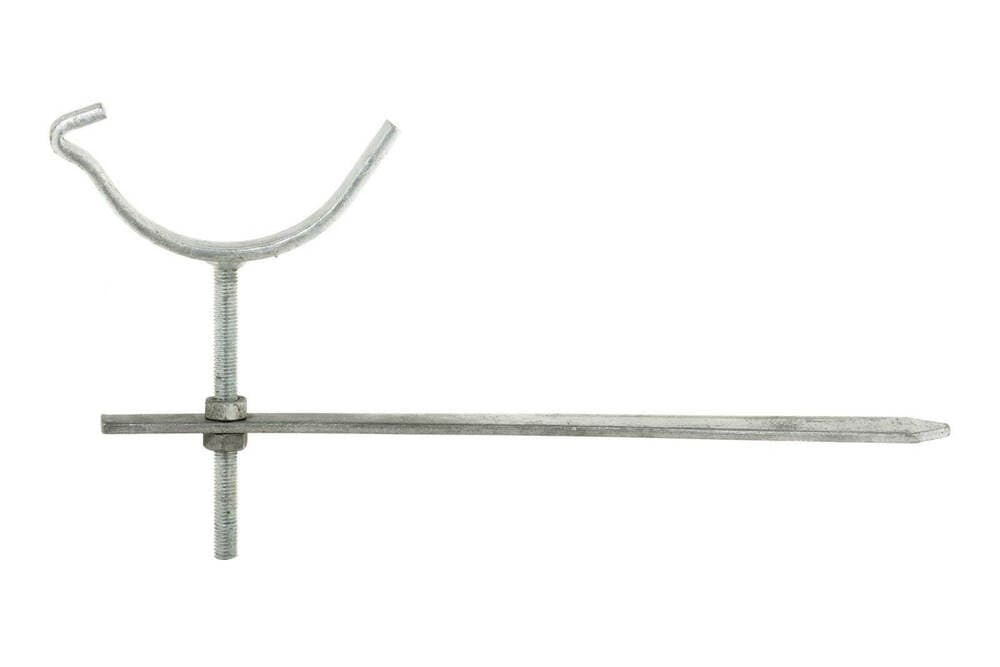 Hargreaves Premier Cast Iron Beaded Half Round Gutter Rise & Fall Bracket - 115mm Galvanised