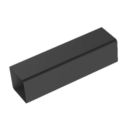 Square Steel Downpipe - 80mm x 80mm x 3mtr Graphite