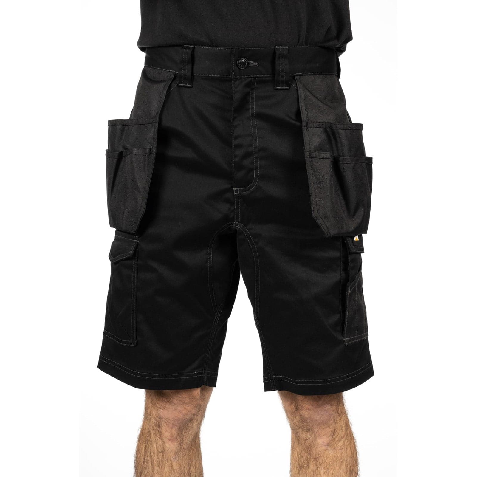 Caterpillar Essential Stretch Holster Short Size 30 Black 39492-73664-03"