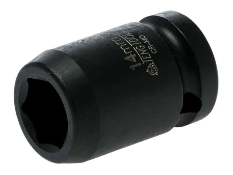 Teng 920514N Impact Socket Hexagon 6-Point 1/2In Drive 14Mm