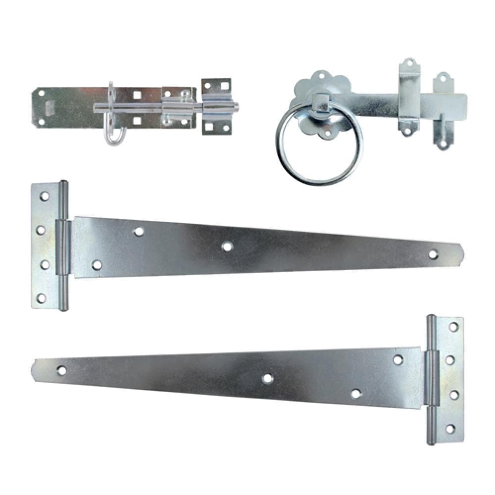 Timco 427546 Side Gate Kit - Ring Latch - Zinc 18in TIMbag 1