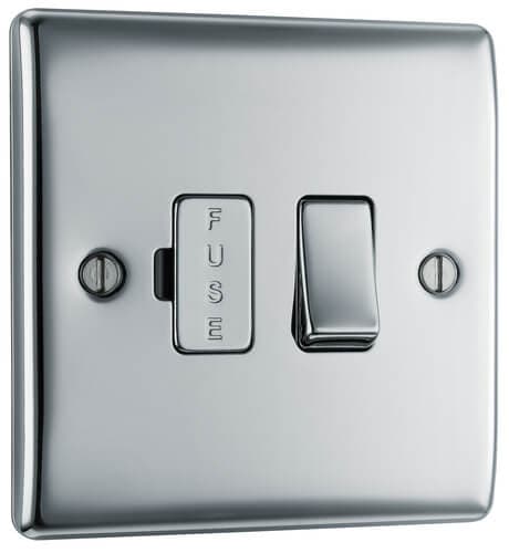 Screwless Flatplate Brushed Steel Quadruple Rectangular Front Plate FBSEMR4-01