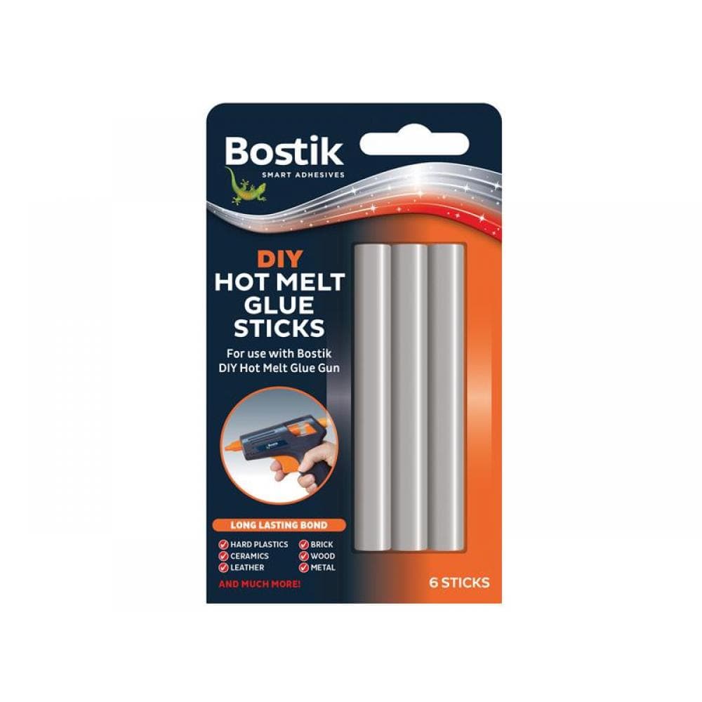 Bostik 30813369 Diy Hot Melt Glue Sticks (Pack 6)