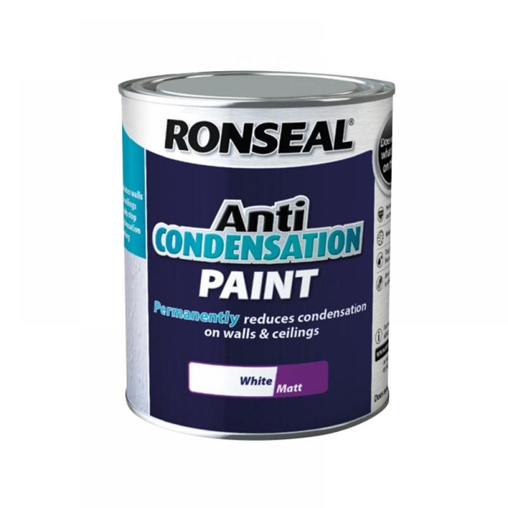 Ronseal 37475 Anti Condensation Paint White Matt 2.5 Litre