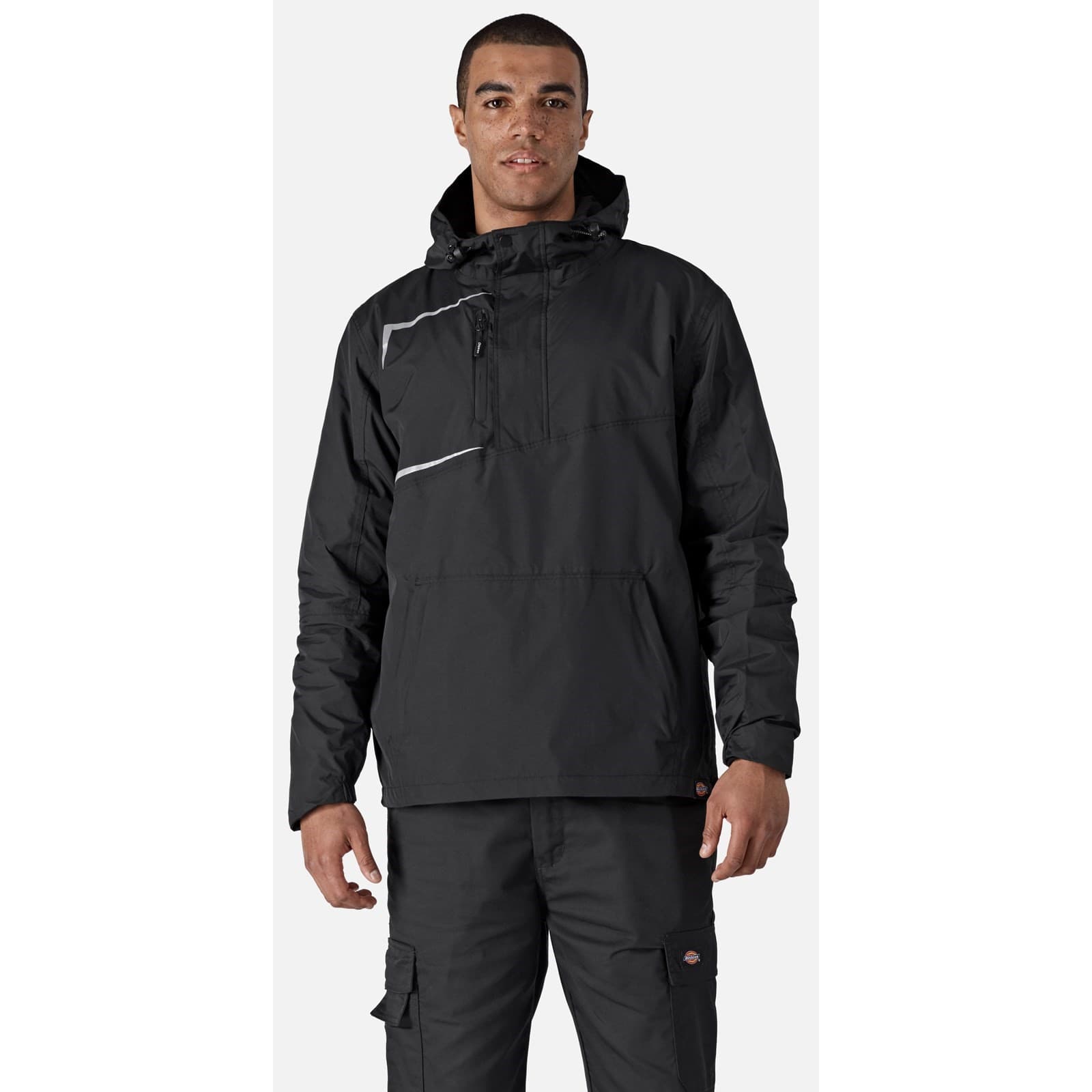 Dickies Generation Overhead Waterproof Jacket Size Med Black 36229-67581-04