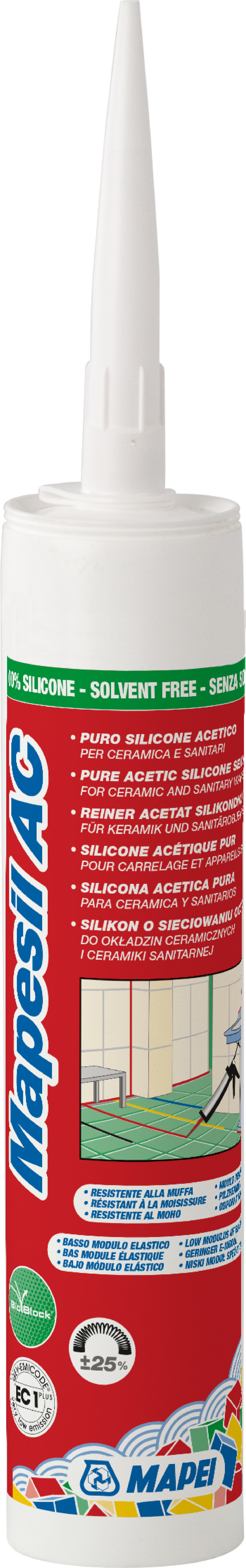 Mapesil 113 Grey Silicone Sealant 310ml