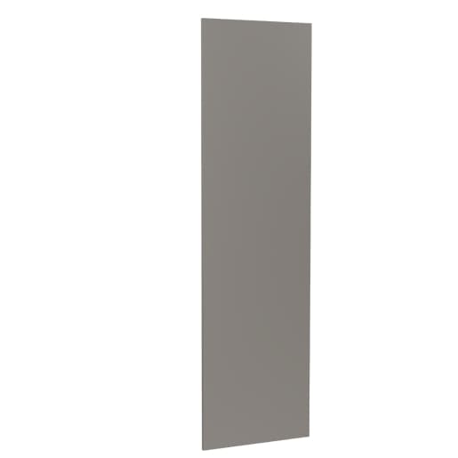 Larder Decor End Panel for J-Pull Super Gloss Dust Grey 2400mm x 600mm - FKKJ0330