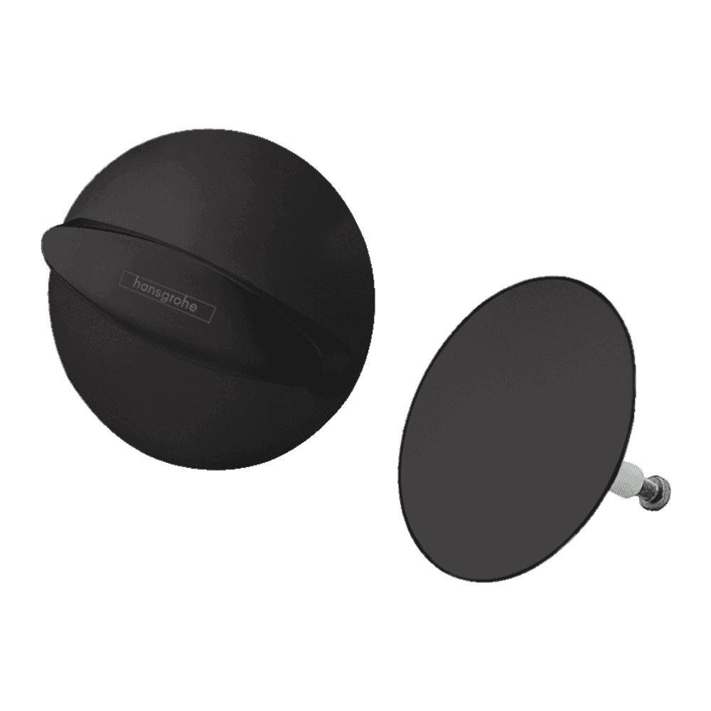 Hansgrohe Flexaplus Finish set waste & overflow set - Matt Black - 58185670