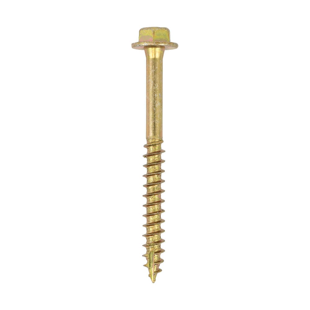 Advanced Coach Screws - Hex Flange - Yellow