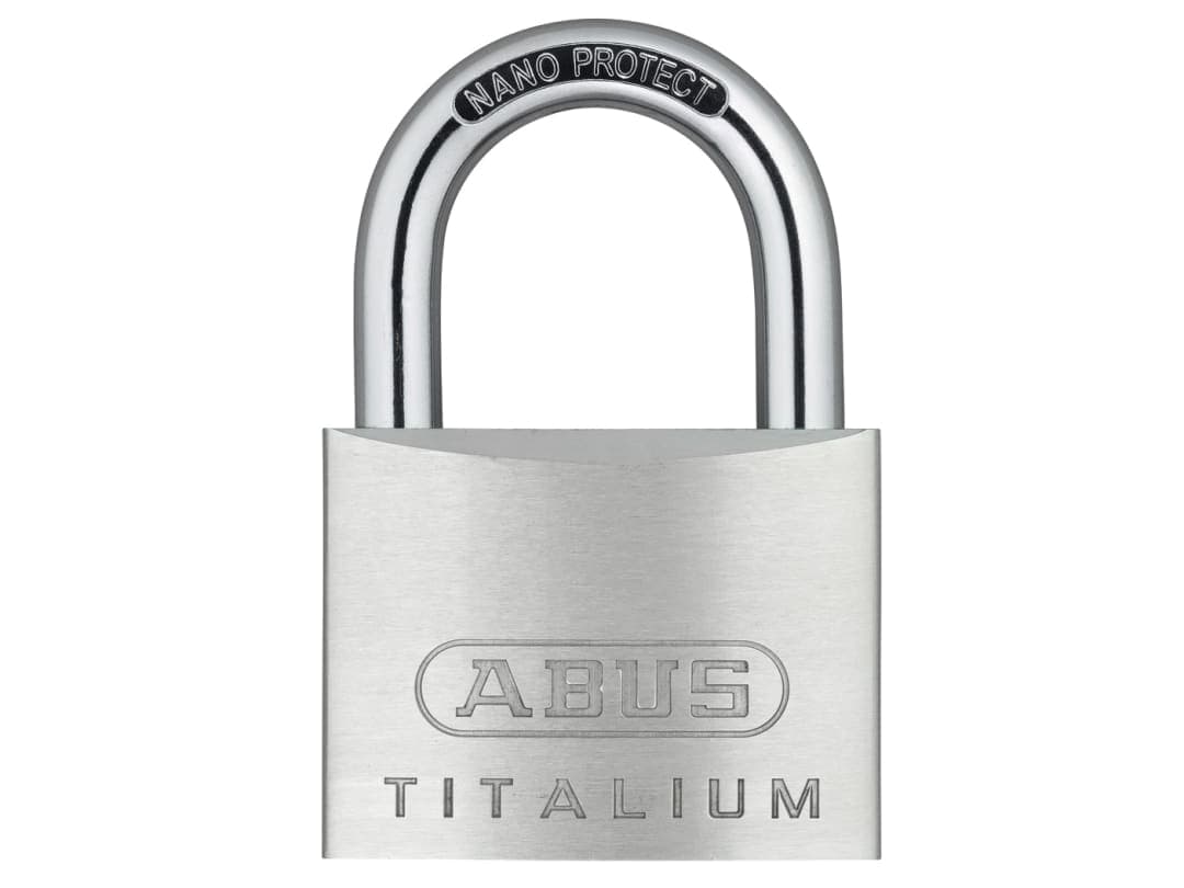 ABUS Mechanical 64TI/60mm TITALIUM™ Padlock Keyed Alike KA6607 10056357-01
