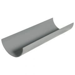 FloPlast Mini Gutter - 76mm x 2mtr Grey - Pack of 6