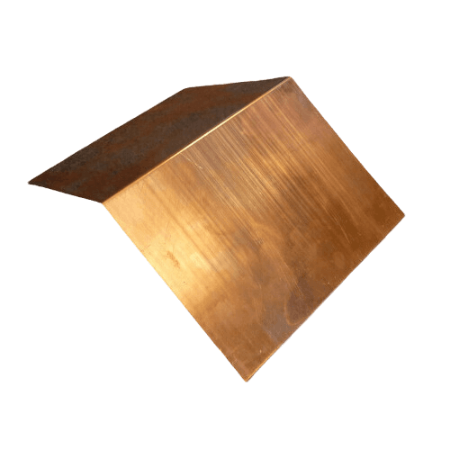 Copper V Roof Ridge - 140mm Side x 2.4mtr