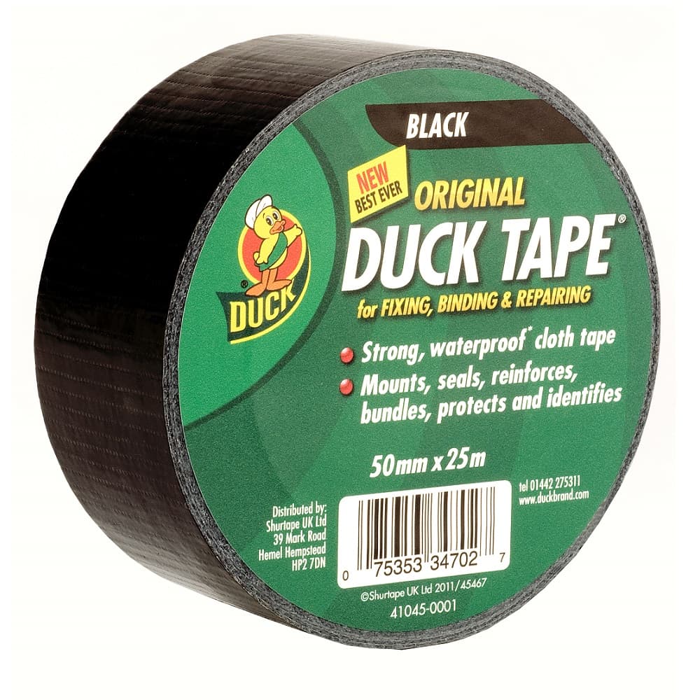 Shurtape - Duck Tape Original | 50Mm X 50M | Silver | Pack 2 SHU211115