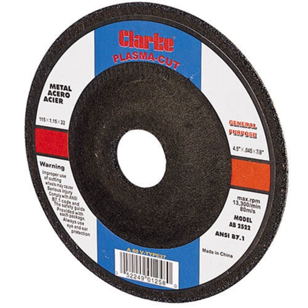 Clarke 3052050 Pd1 4 1/2 Plasma Cutting Disc