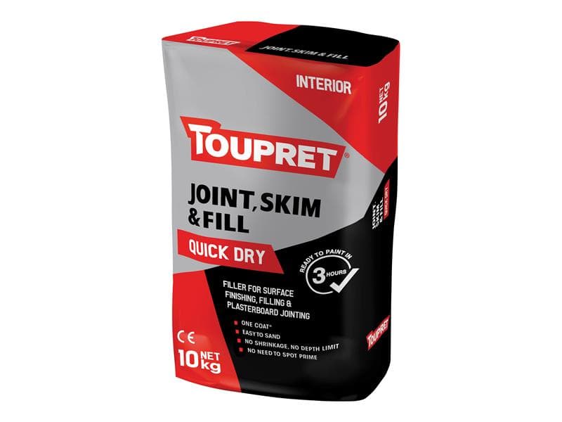 Toupret FGBJSR10GB Quick Dry Joint Skim & Fill 10Kg