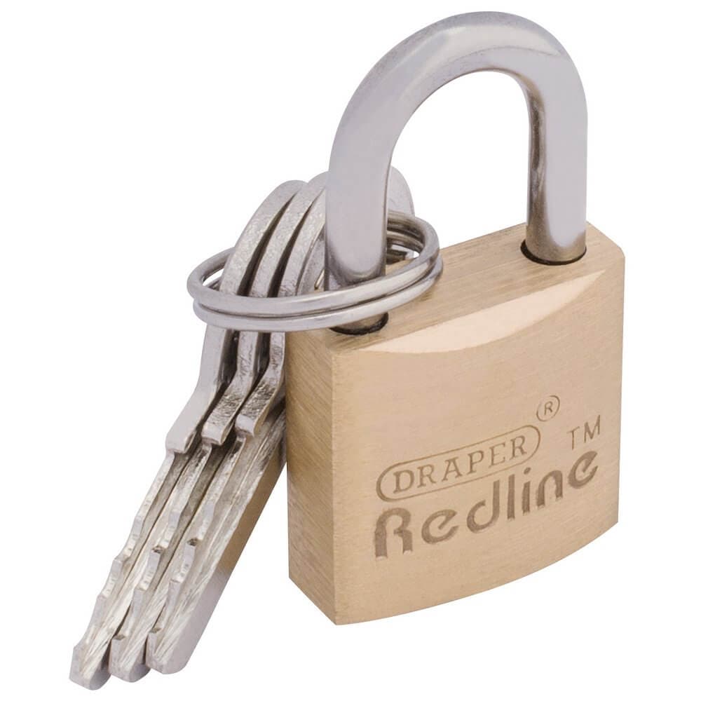 Redline 68019 Brass Cylinder Padlock 20Mm each