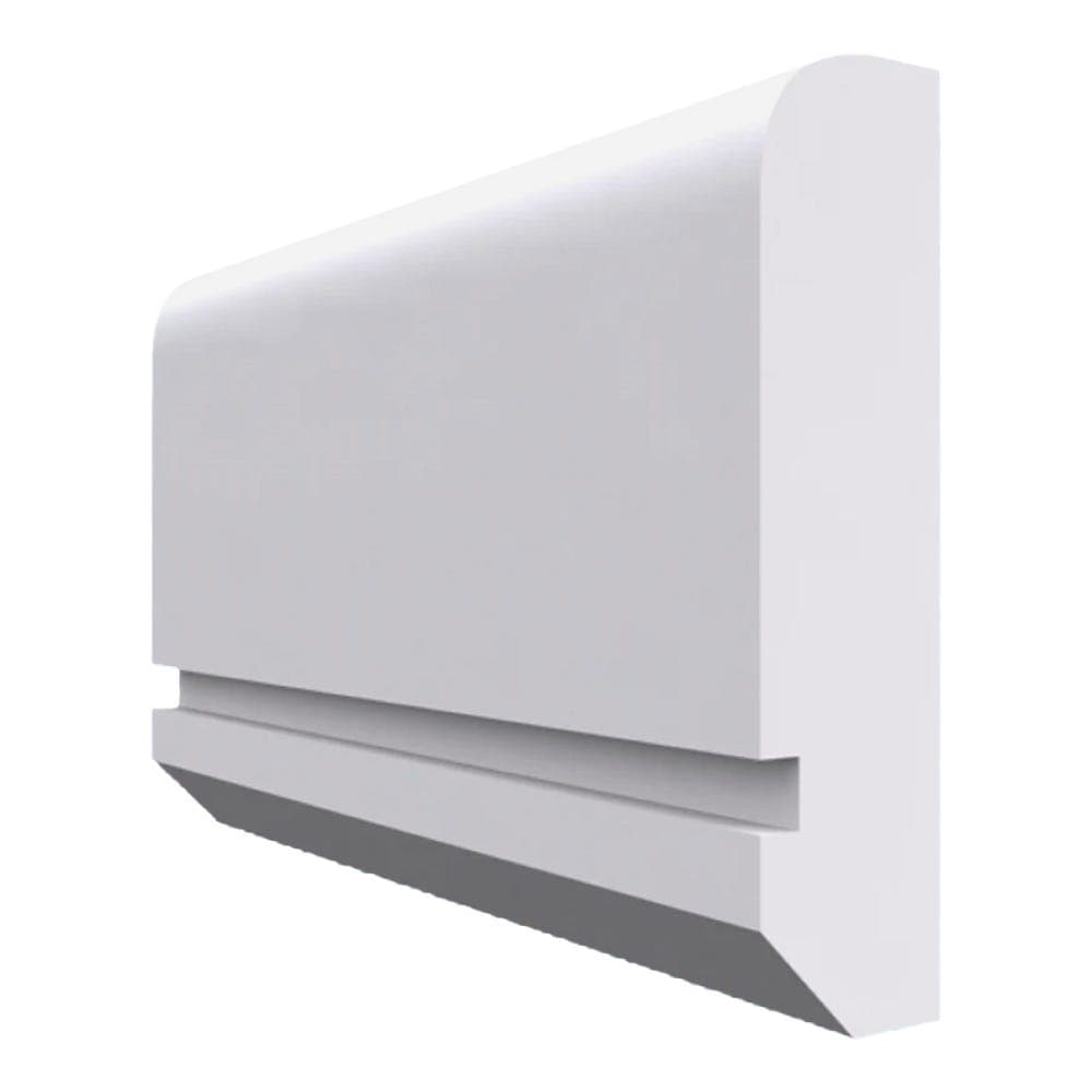 Edge Grooved MDF Dado Rail White Primed 4200mm x 95mm x 18mm