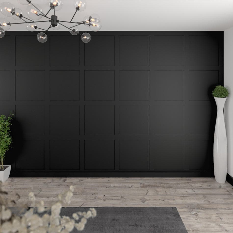Square MDF Wall Panelling Strips