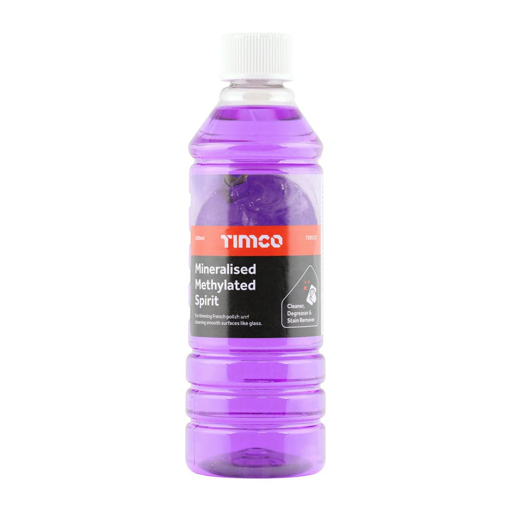 Mineralised Methylated Spirit - Polish Thinning & Hard Surface Cleaning - 750ml