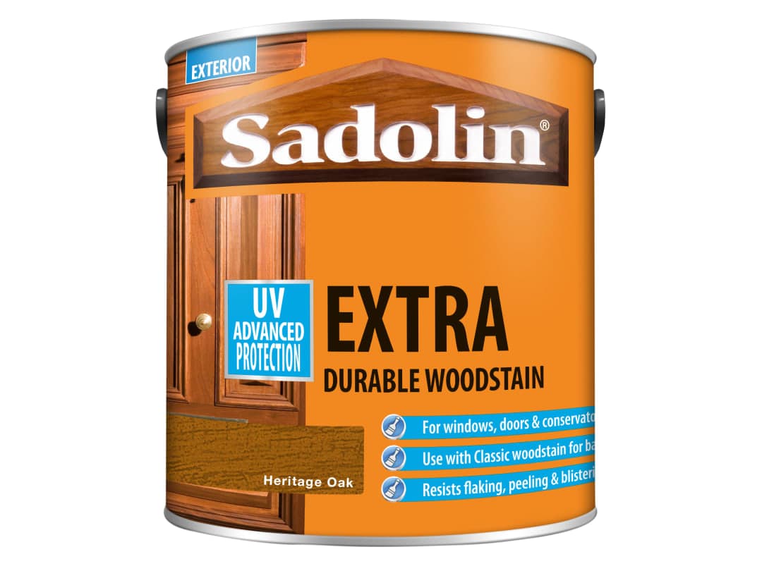 Sadolin Extra Durable Woodstain Heritage Oak 2.5 litre 5090983