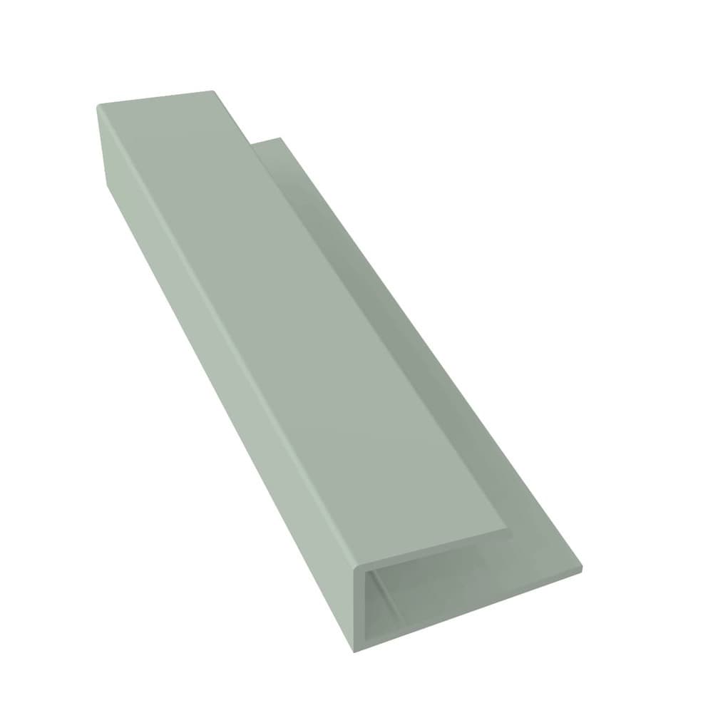 Weatherboard Cladding Universal Edge Trim - 3mtr Sage Green