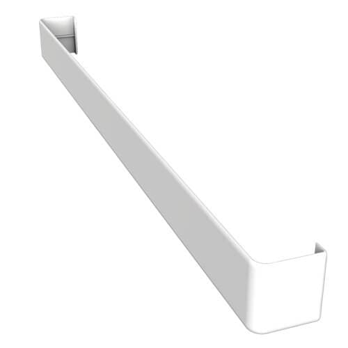 White Fascia Double End Joint Trim - 600mm x 47mm