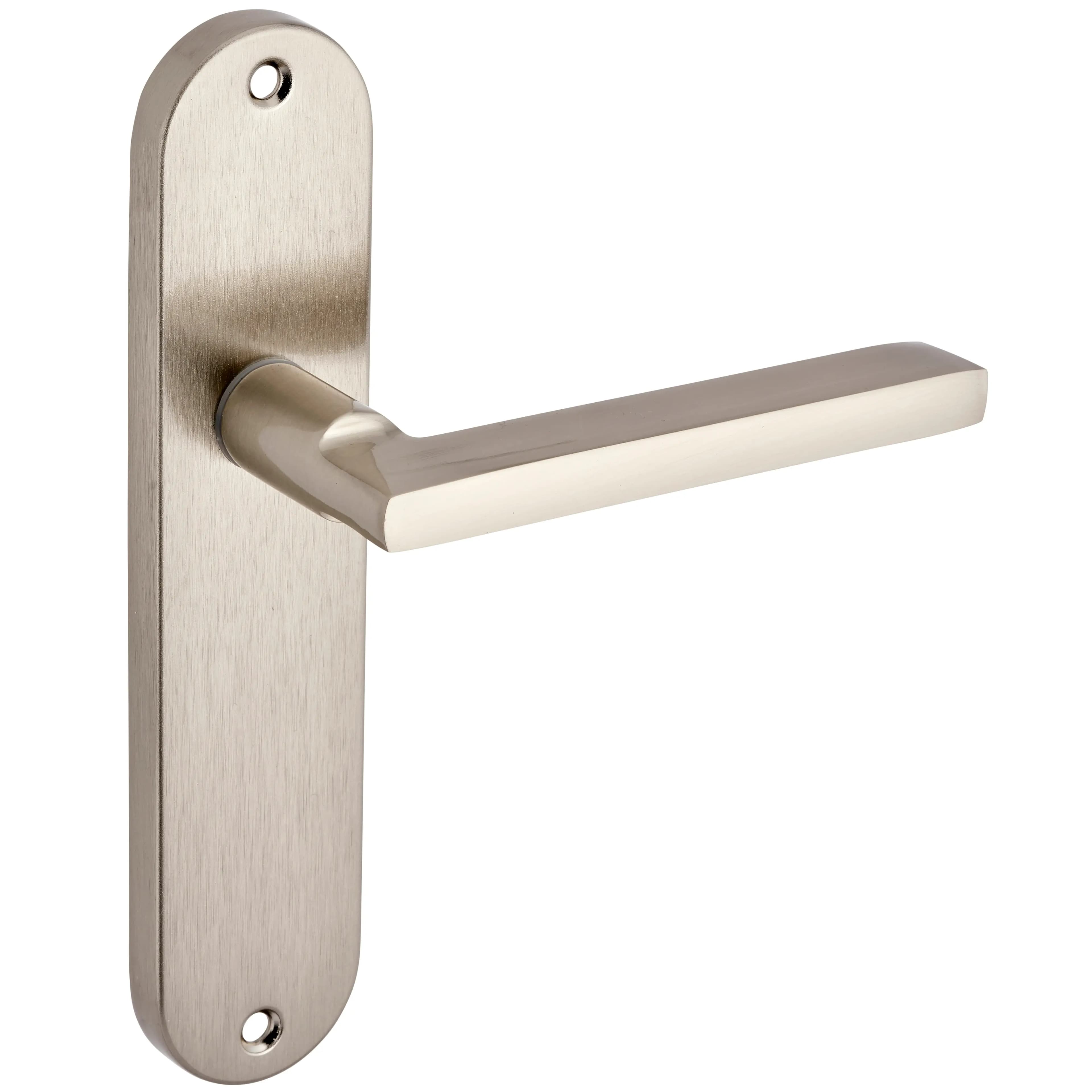 Esquire Lever Latch Door Handle - Brushed Nickel - FD30 / FD60 (Timber) - One Pair