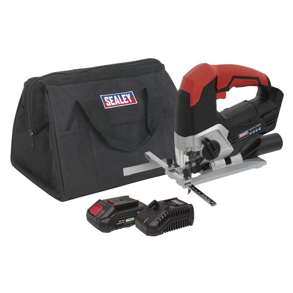 Sealey CP20VJSKIT1 Cordless Jigsaw Kit 20V 2Ah Sv20 Series