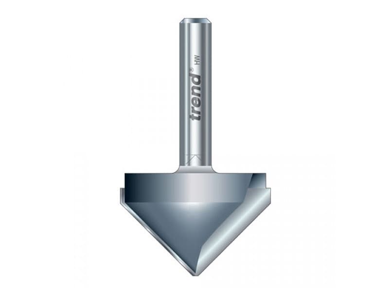 Trend 11/3X1/2TC 11/3 X 1/2 Tct V-Groove Cutter 45° 9.2 X 19.1Mm