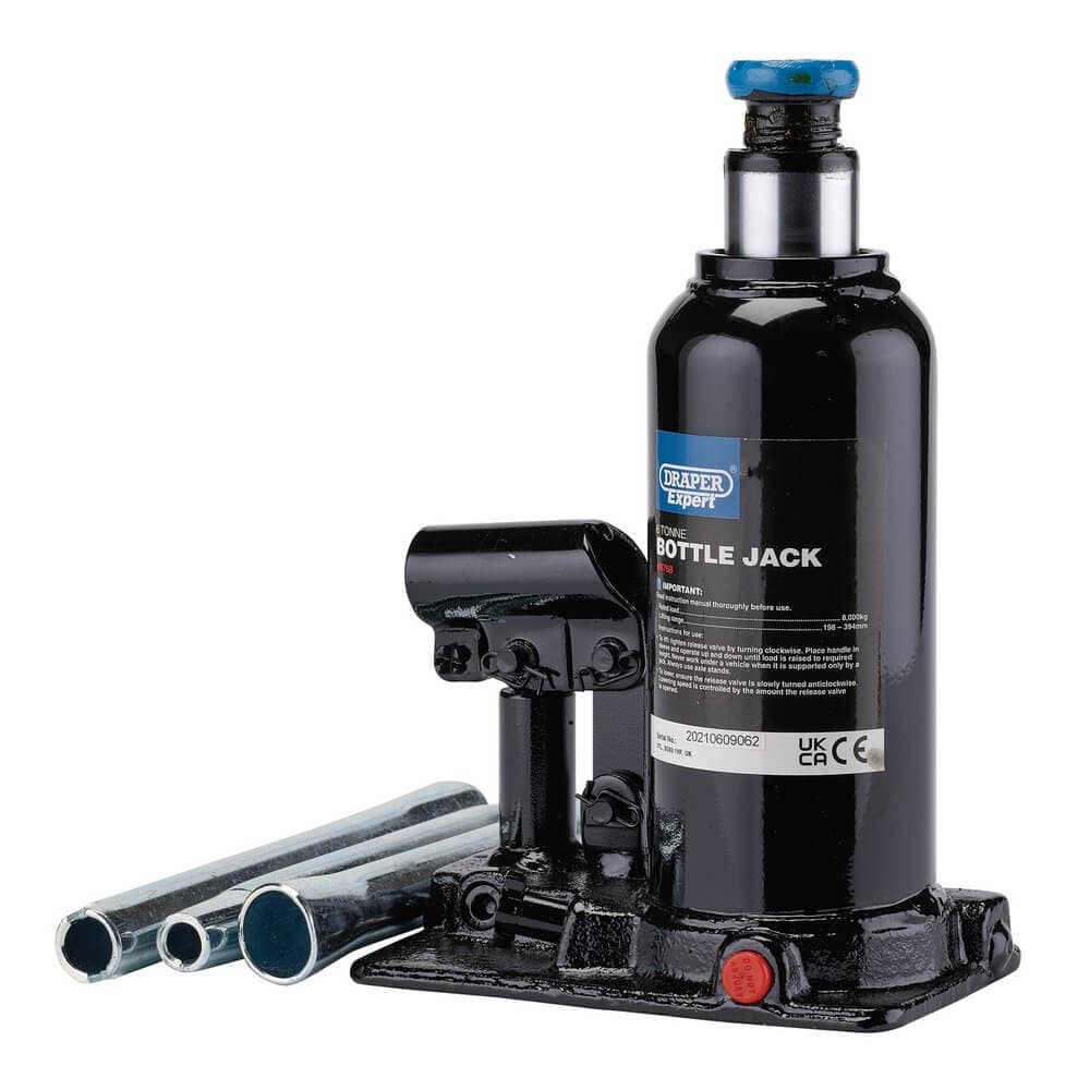 Draper Expert 99768 Hydraulic Bottle Jack 8 Tonne each 1