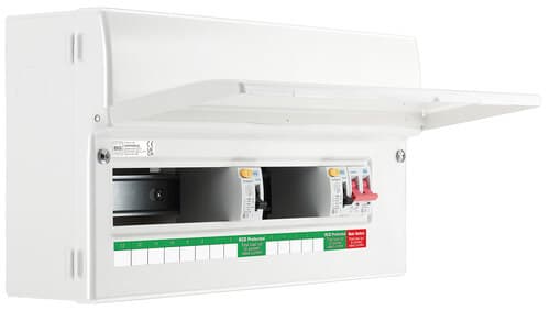 14 Way Fully Recessed With 100A Switch 2 X 100A 30Ma A Type Rcd1 X Spd 1 X 32A Mcb CFFD1000014ASPD-01