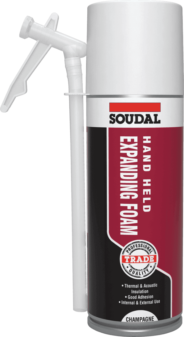 Soudal Gap Filler Expanding Foam - Hand Held Champagne 150Ml 128448